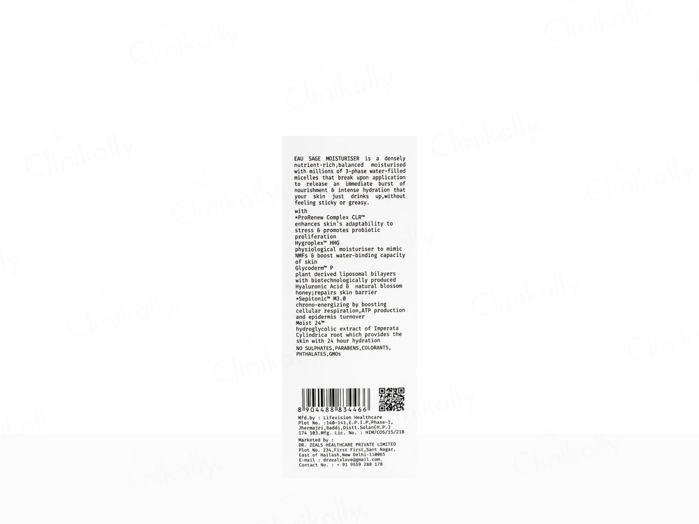 L'aberre Eau Sage Ultra Light Weight Aqueous Moisturiser
