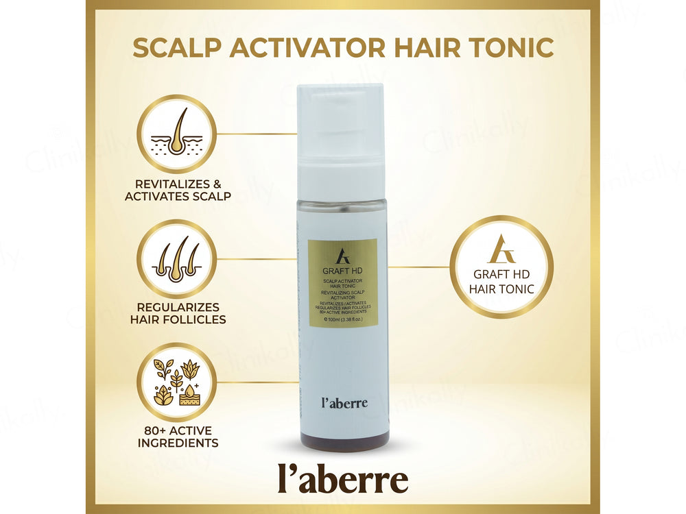 L'aberre Graft HD Scalp Revitalizing & Activator Hair Tonic