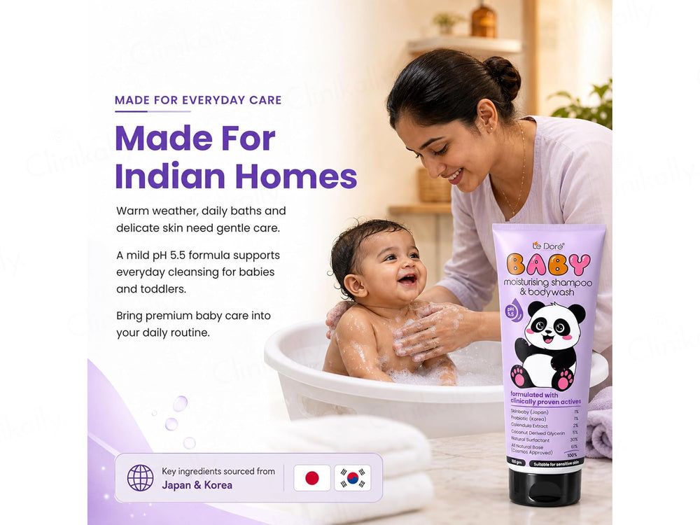 Le Dore Baby Moisturising Shampoo & Bodywash
