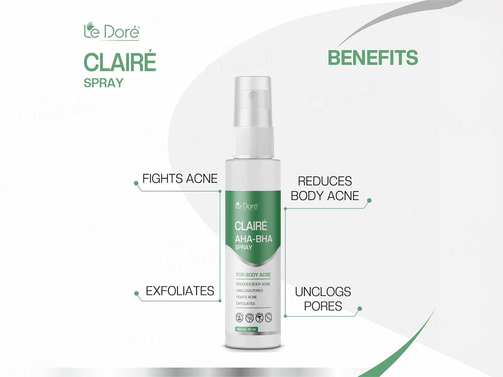 Le Dore Claire AHA-BHA Body Acne Spray