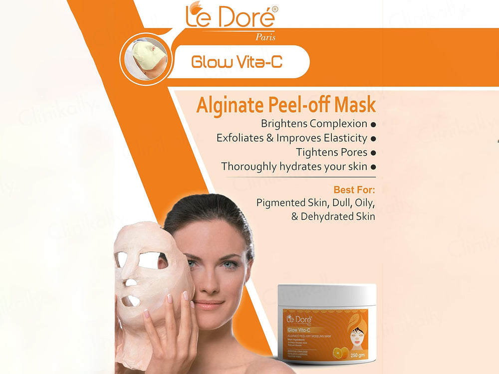 Le Dore Glow Vita-C Alginate Peel-Off Modeling Mask