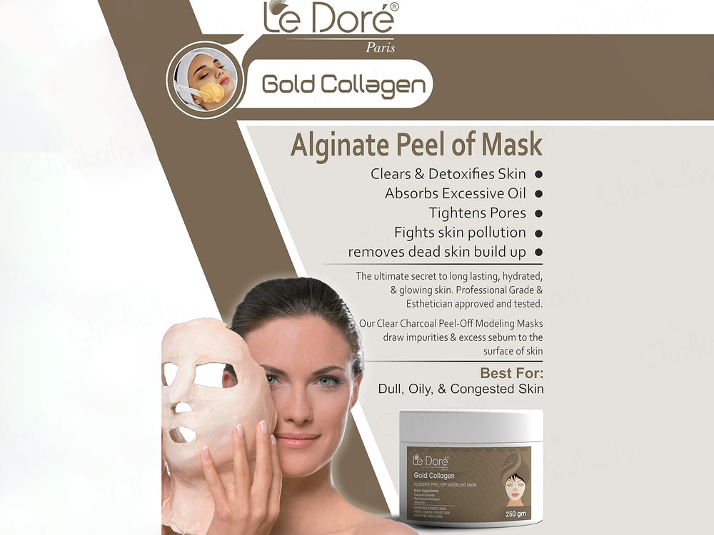 Le Dore Gold Collagen Alginate Peel-Off Modeling Mask
