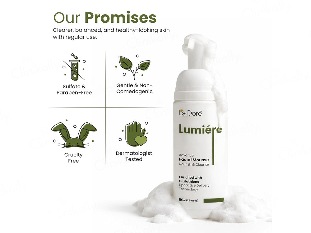 Le Dore Lumiere Advanced Nourishing Facial Mousse Face Wash