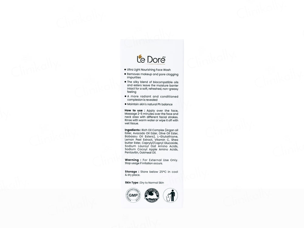 Le Dore Lumiere Advanced Nourishing Facial Mousse Face Wash