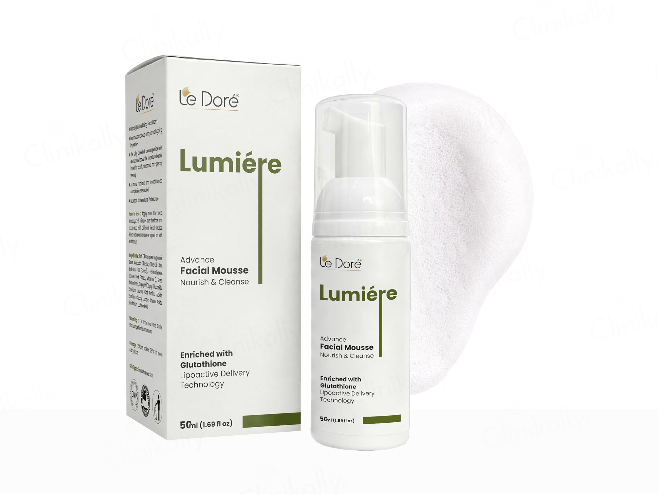 Le Dore Lumiere Advanced Nourishing Facial Mousse Face Wash