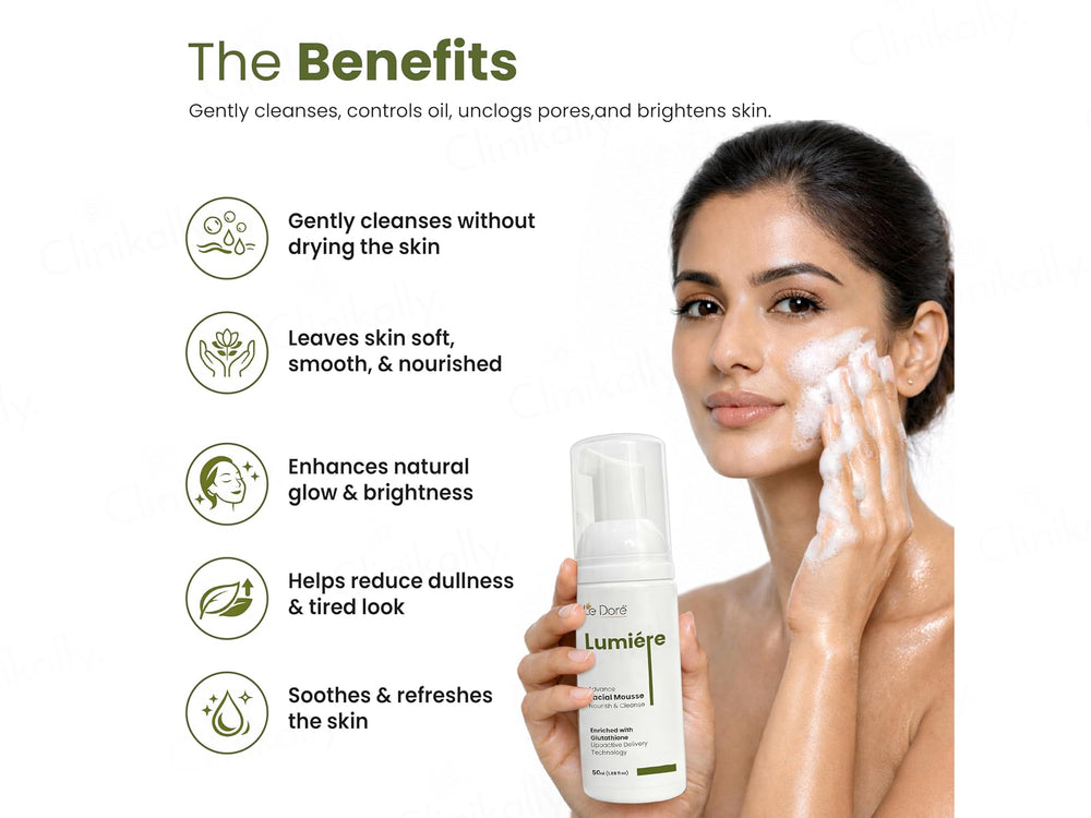 Le Dore Lumiere Advanced Nourishing Facial Mousse Face Wash