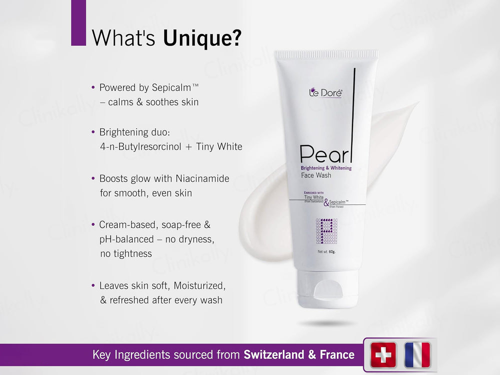 Le Dore Pearl Brightening & Whitening Face Wash