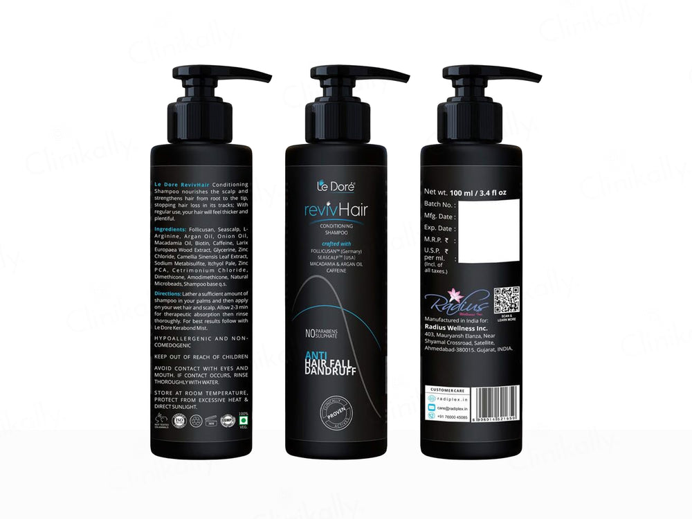 Le Dore RevivHair Anti Hair Fall & Anti Dandruff Conditioning Shampoo