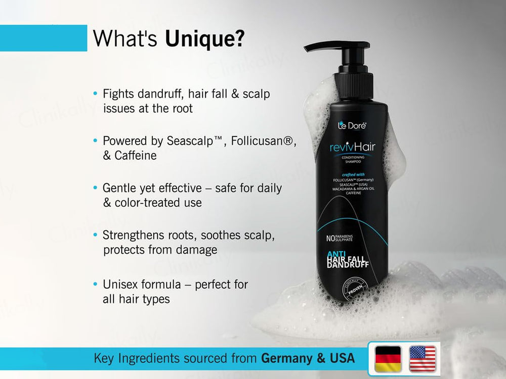 Le Dore RevivHair Anti Hair Fall & Anti Dandruff Conditioning Shampoo