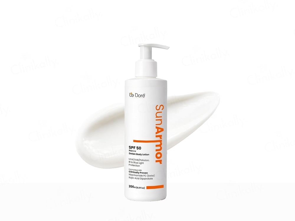 Le Dore Sunarmor Detan Body Lotion Sunscreen SPF 50 PA+++