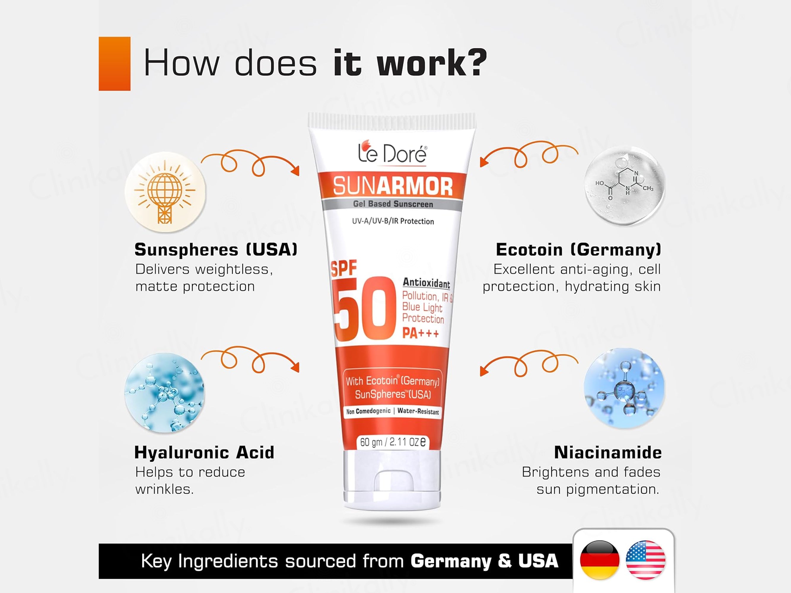 Le Dore Sunarmor Sunscreen Gel SPF 50 PA+++