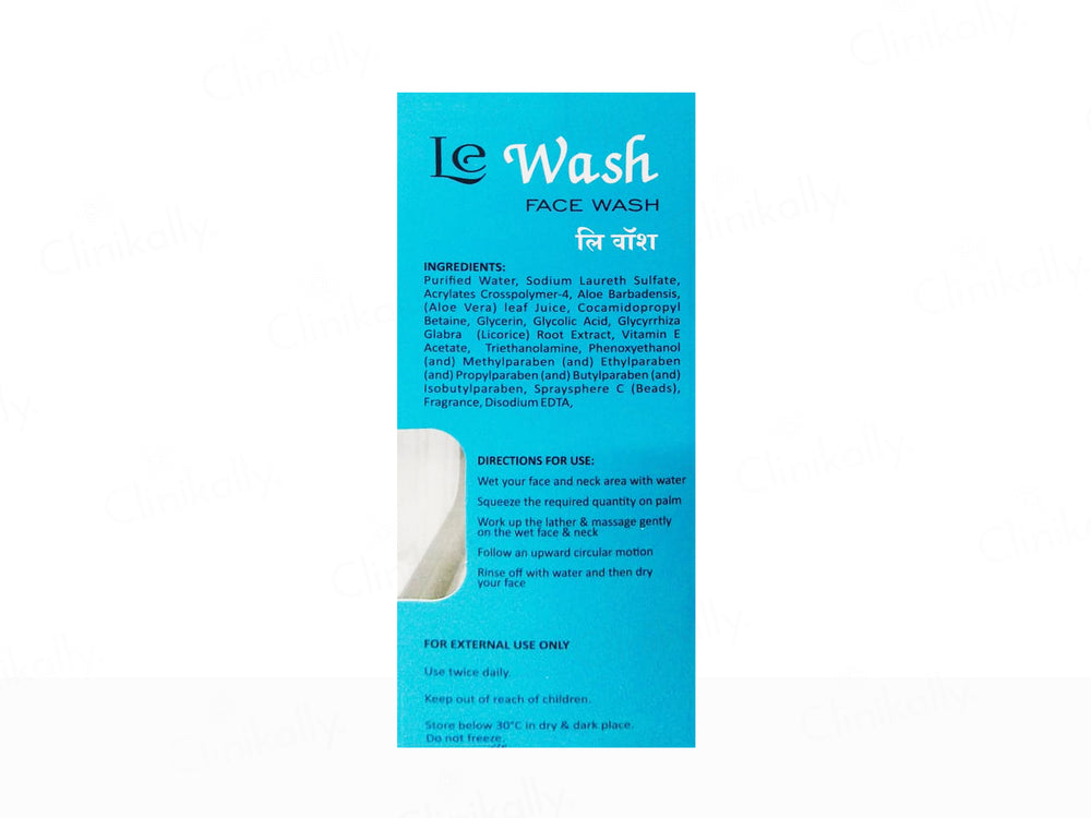 Lesoir Le Wash Refreshing Face Wash Gel