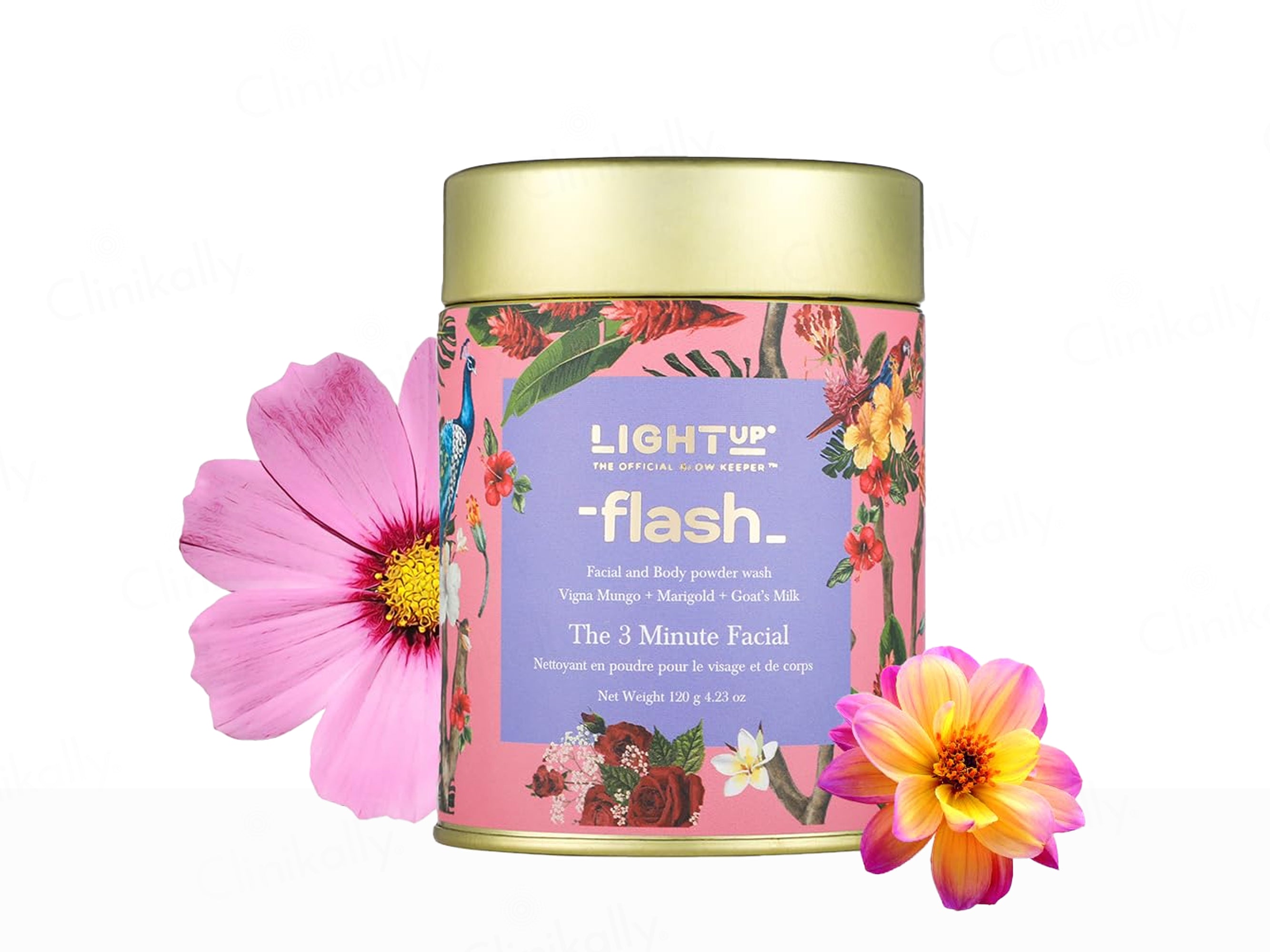 Light Up Flash Facial and Body Powder Wash