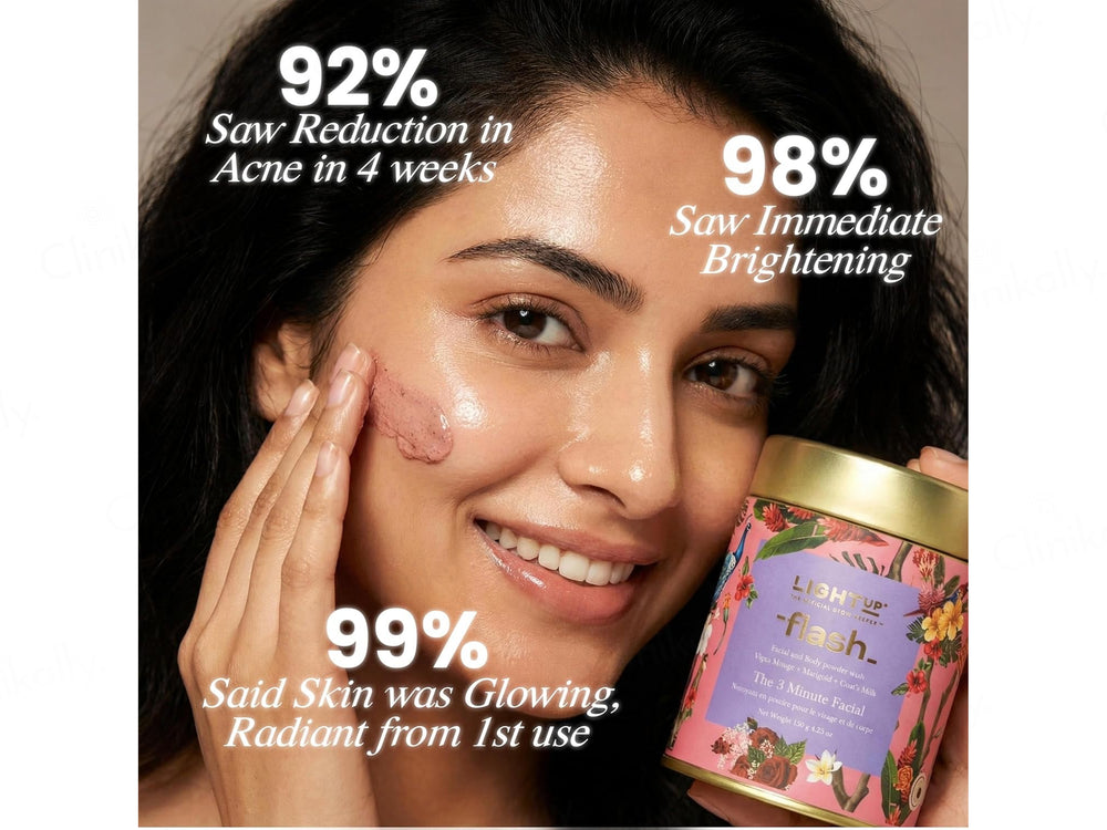 Light Up Flash Facial and Body Powder Wash