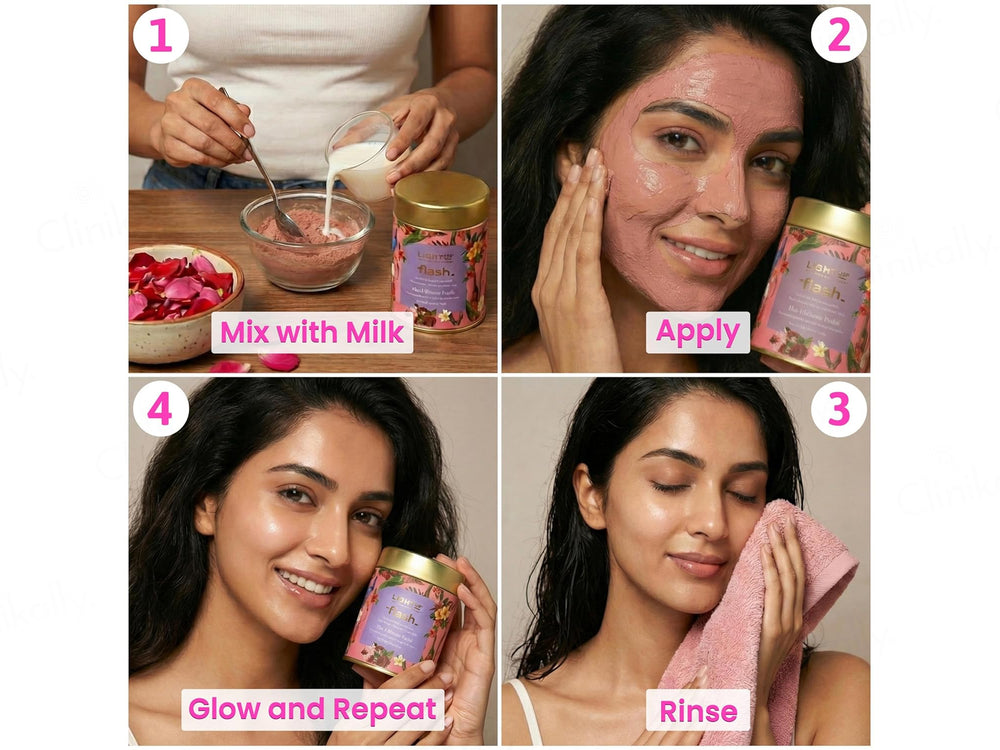 Light Up Flash Facial and Body Powder Wash