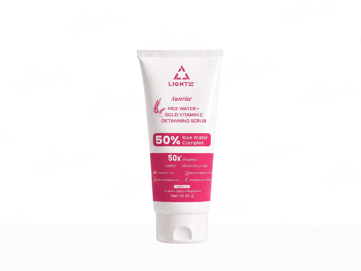 Light Up Sunrise 50% Rice Water Complex + Gold Vitamin C De-Tanning Face Scrub
