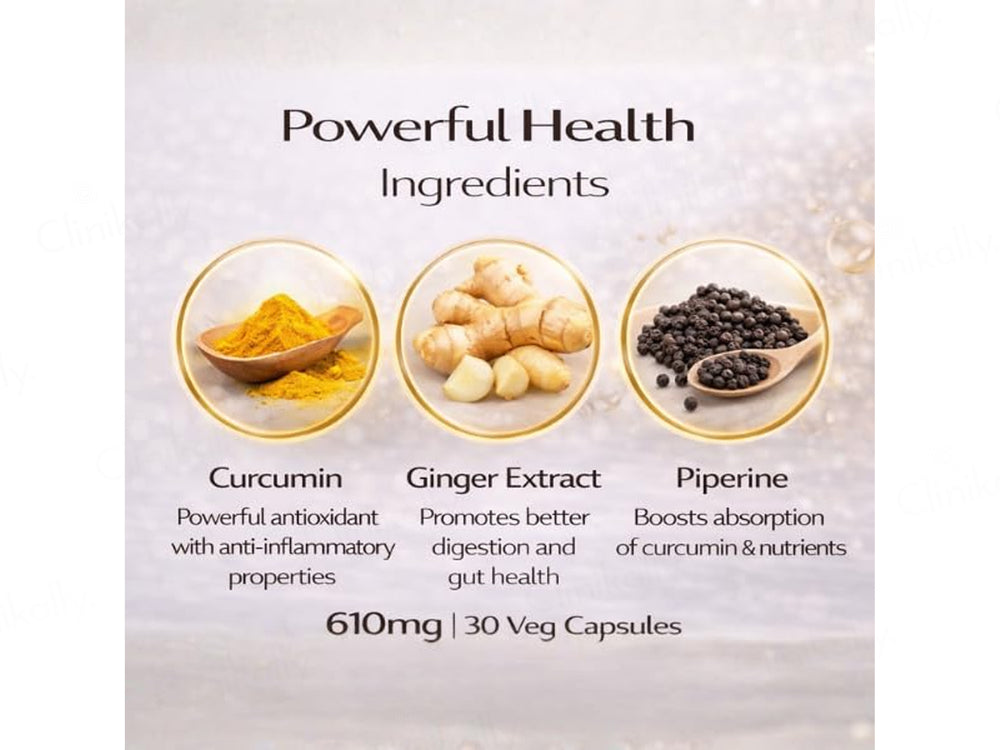 Lipomax Liposomal Curcumin 610mg Nutraceutical Veg Capsule