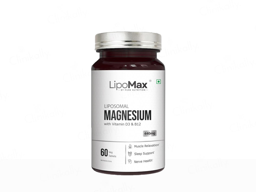 Lipomax Liposomal Magnesium 440mg Nutraceutical Veg Tablet