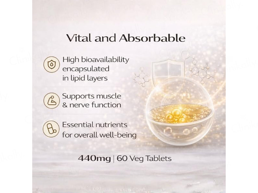 Lipomax Liposomal Magnesium 440mg Nutraceutical Veg Tablet