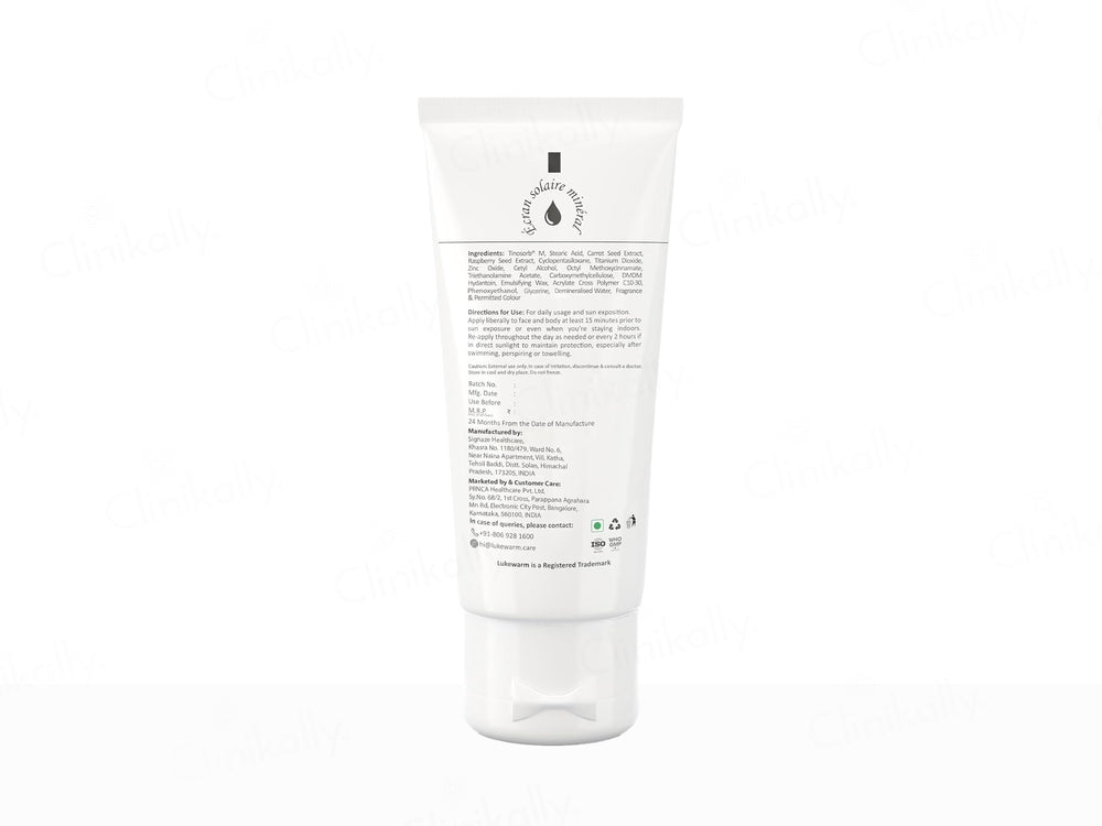 Lukewarm Ultimate Protection Sunscreen SPF 50+ PA++++