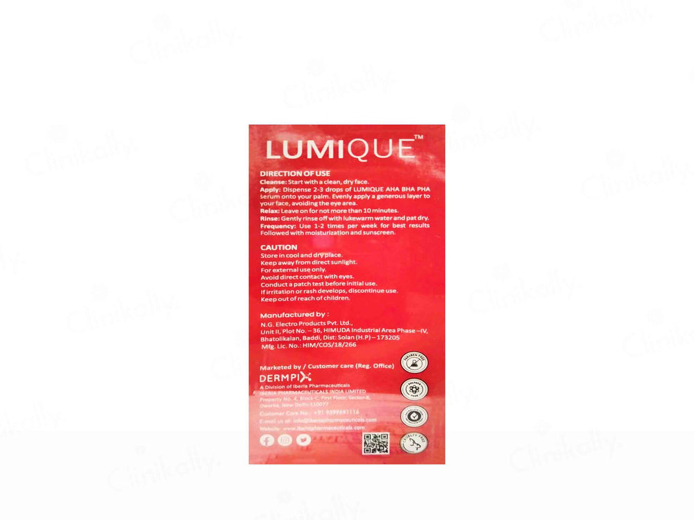 Lumique Advanced Resurfacing Skin Renewal Serum