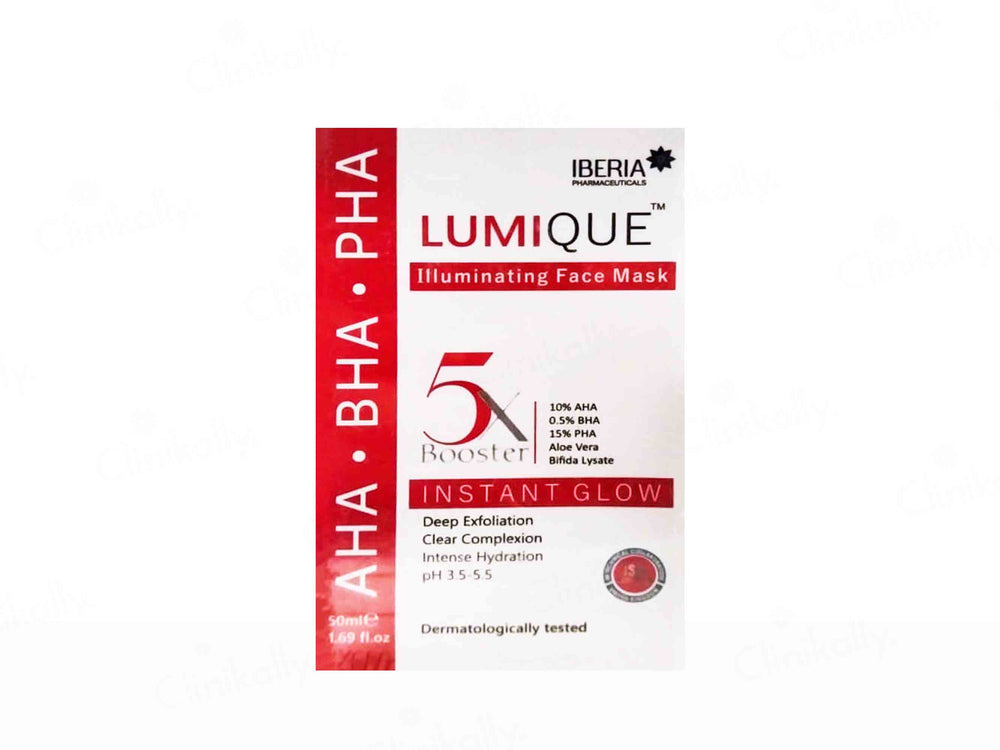 Lumique Illuminating Instant Glow Deep Exfoliation Face Mask