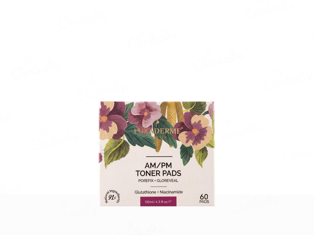 LuxaDerme AM/PM Toner Pads