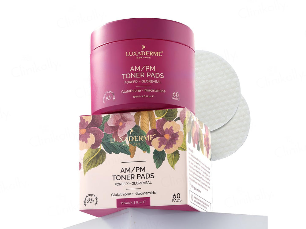 LuxaDerme AM/PM Toner Pads