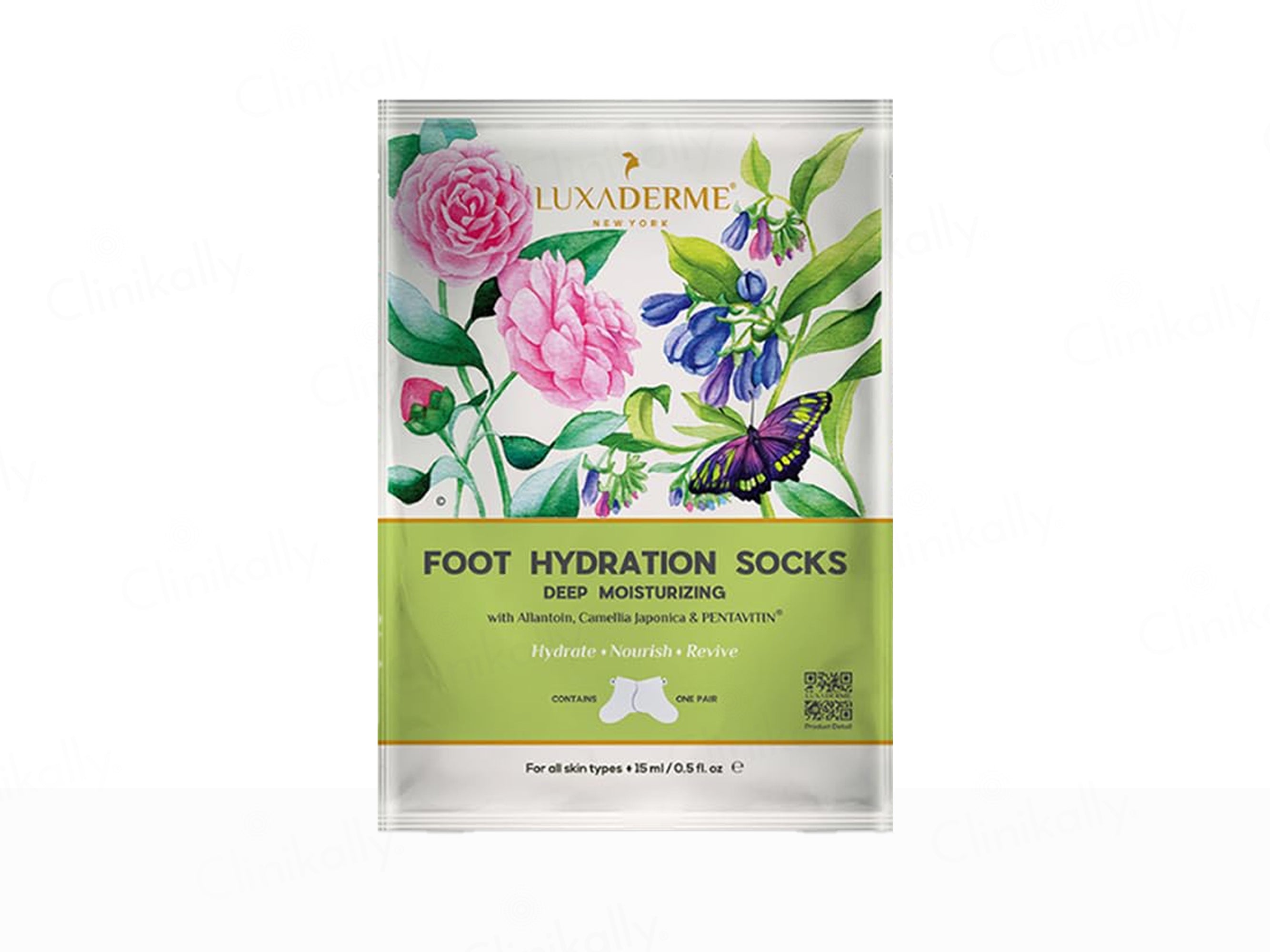 LuxaDerme Foot Hydration Deep Moisturizing Socks