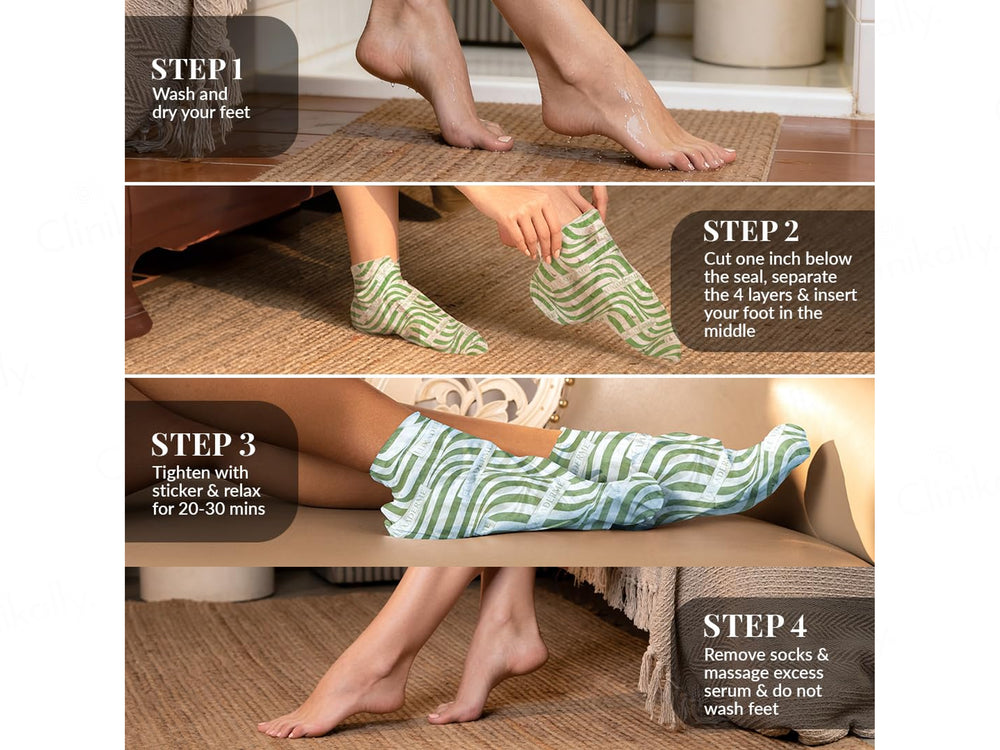 LuxaDerme Foot Hydration Deep Moisturizing Socks