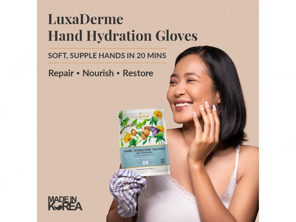 LuxaDerme Hand Hydration Deep Moisturizing Gloves