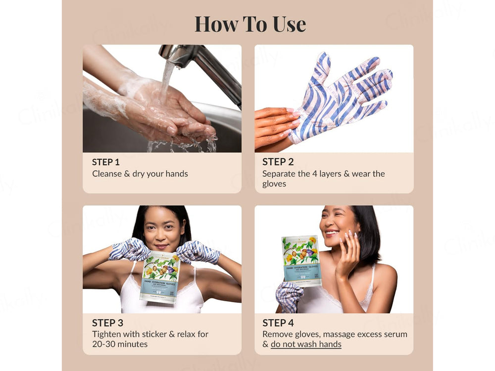 LuxaDerme Hand Hydration Deep Moisturizing Gloves