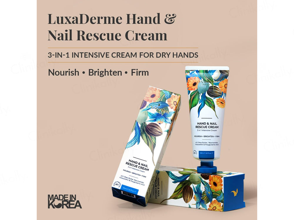 LuxaDerme Hand & Nail Rescue Cream