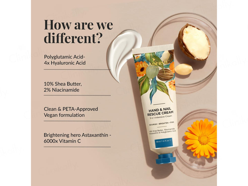 LuxaDerme Hand & Nail Rescue Cream