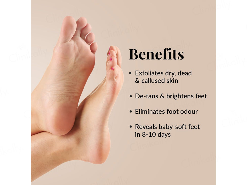 LuxaDerme Peeling & Exfoliating Foot Mask