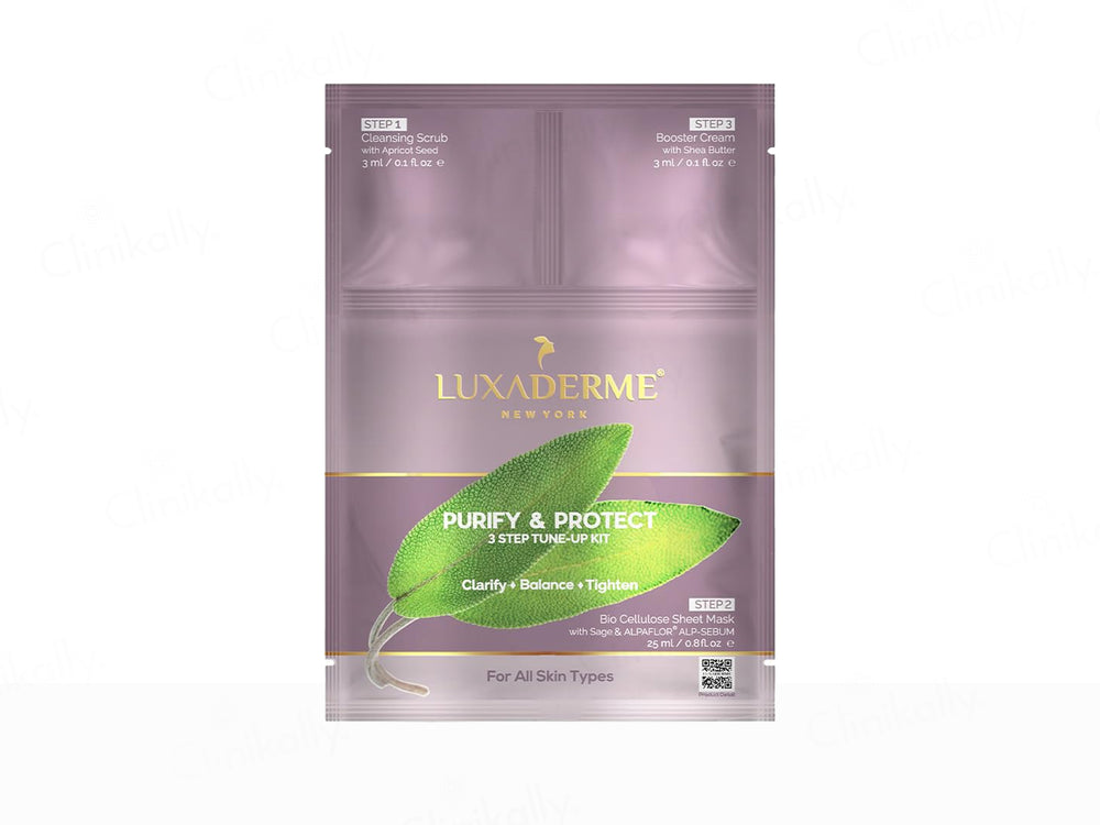 LuxaDerme Purify & Protect 3 Step Tune-Up Kit