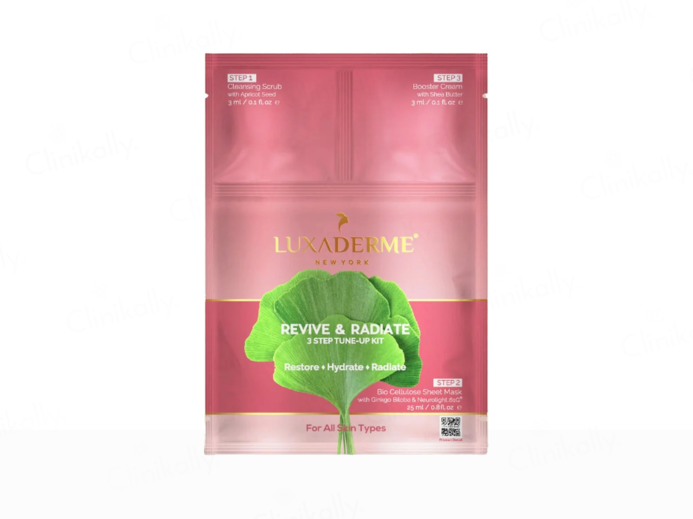 LuxaDerme Revive & Radiate 3 Step Tune-Up Kit