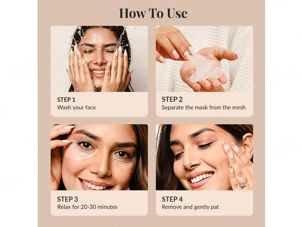 LuxaDerme Under Eye Revive Bio Cellulose Sheet Mask