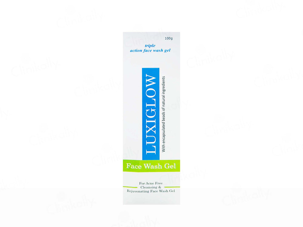 Luxiglow Triple Action Face Wash Gel