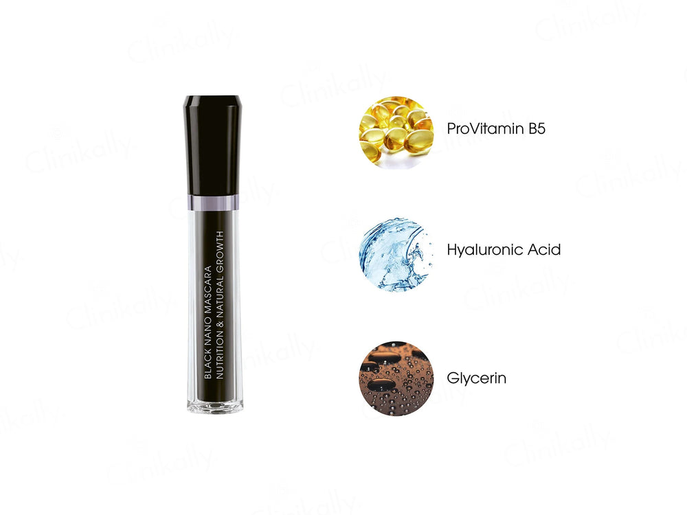 M2 BEAUTE Black Nano Mascara For Nutrition & Natural Growth