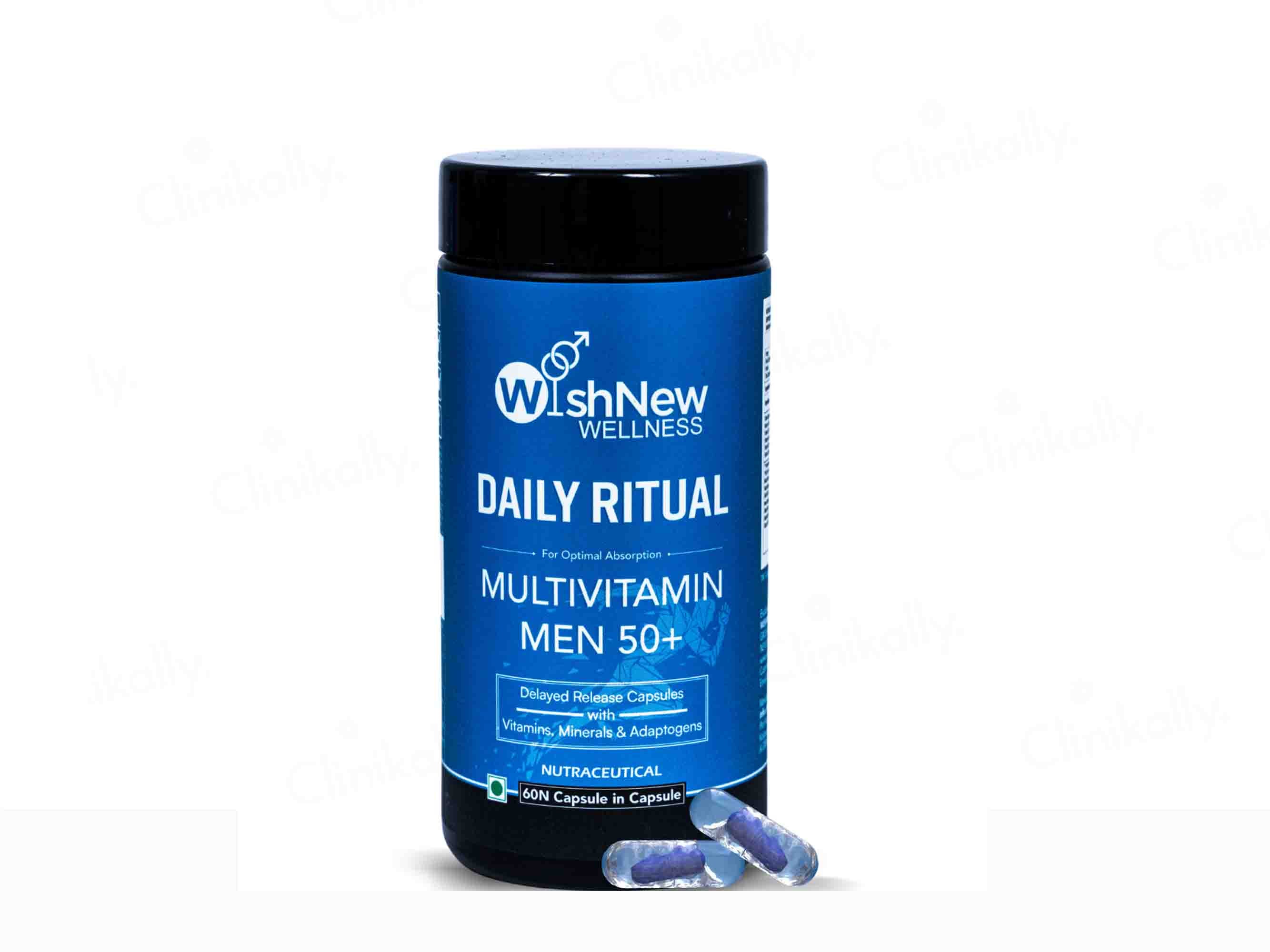 WishNew Wellness Daily Ritual Multivitamin Capsule For Men 50+