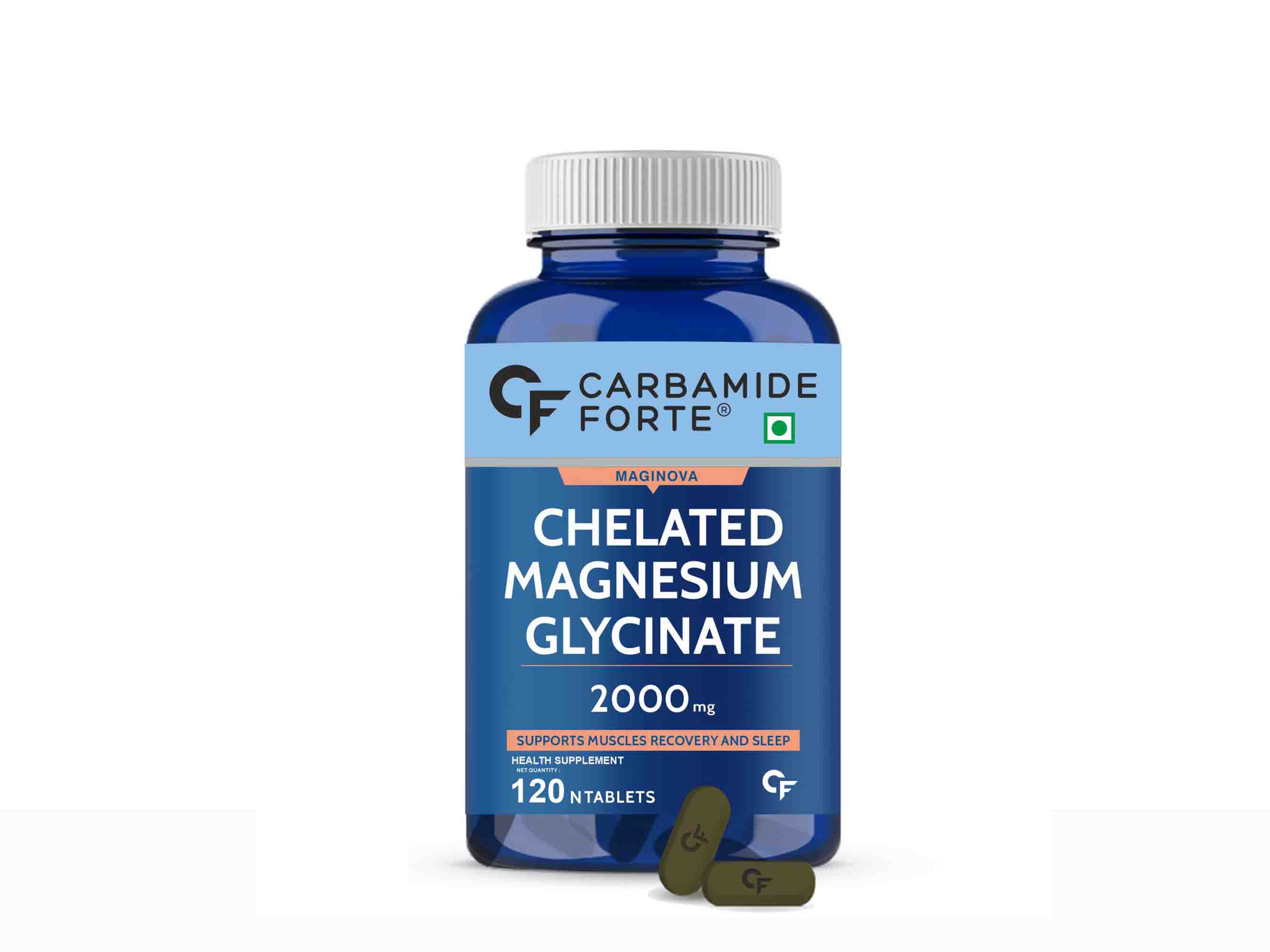 Carbamide Forte Chelated Magnesium Glycinate 2000mg Tablet