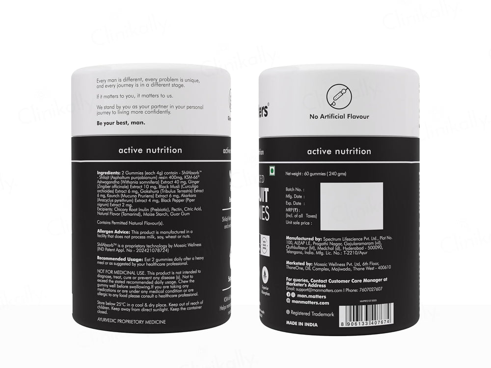 Man Matters Advanced Shilajit Gummies