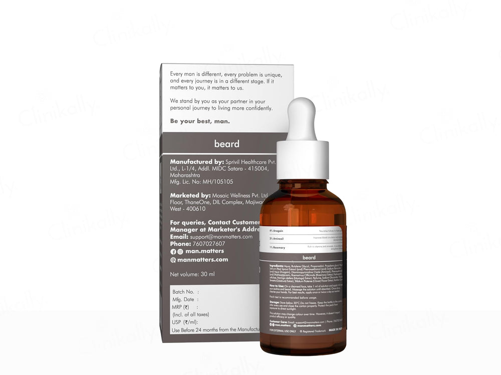 Man Matters Beardgro Serum For Beard