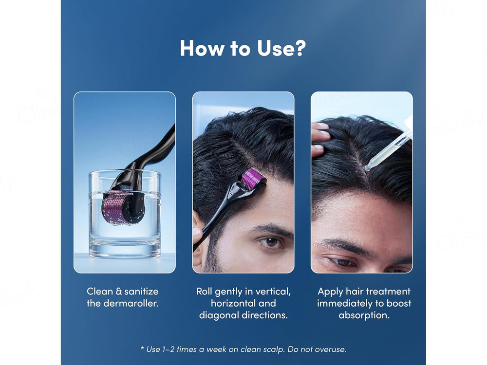 Man Matters Derma Roller + Disinfectant Kit