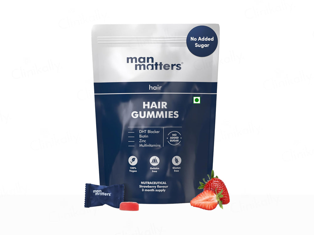 Man Matters Hair Gummies - Strawberry Flavour