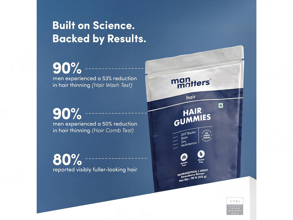 Man Matters Hair Gummies - Strawberry Flavour