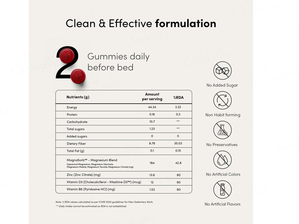Man Matters Magnesium Gummies - Mixed Berry Flavour