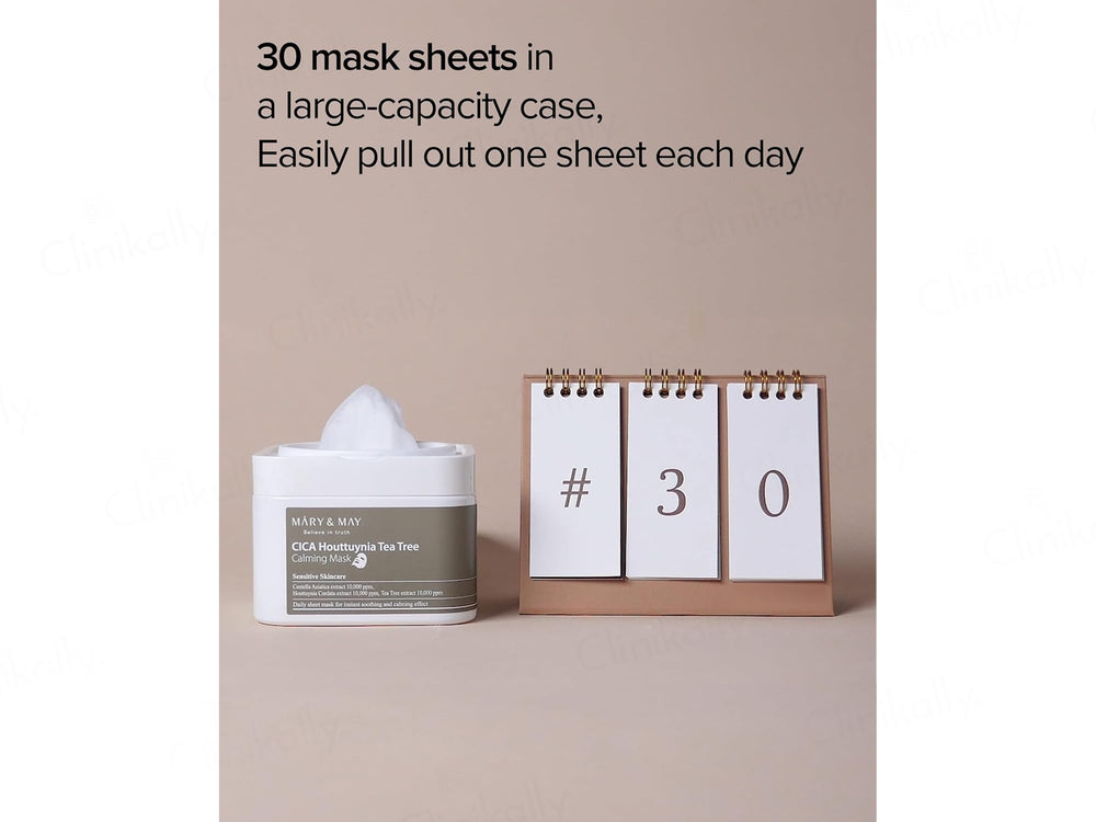 Mary&May Cica Houttuynia Tea Tree Calming Daily Sheet Mask