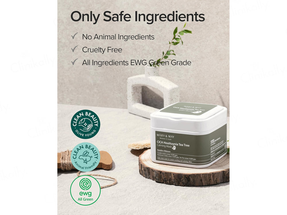 Mary&May Cica Houttuynia Tea Tree Calming Daily Sheet Mask